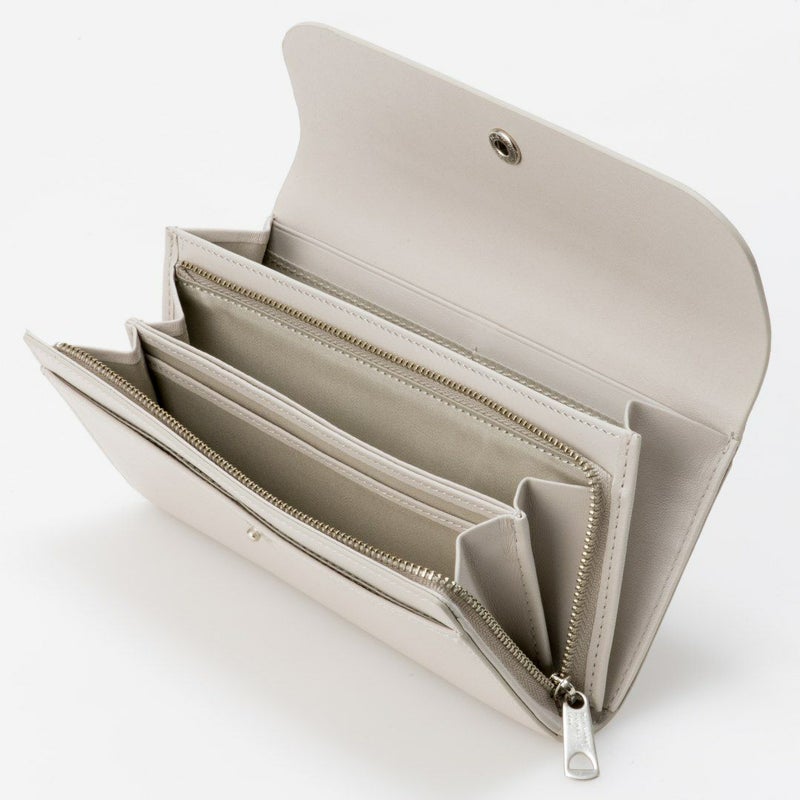 MARGARET HOWELL idea ナッシュ 長財布 ライトグレー