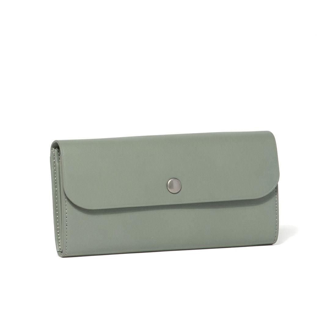 MARGARET HOWELL idea ナッシュ 長財布 ブルーグリーン