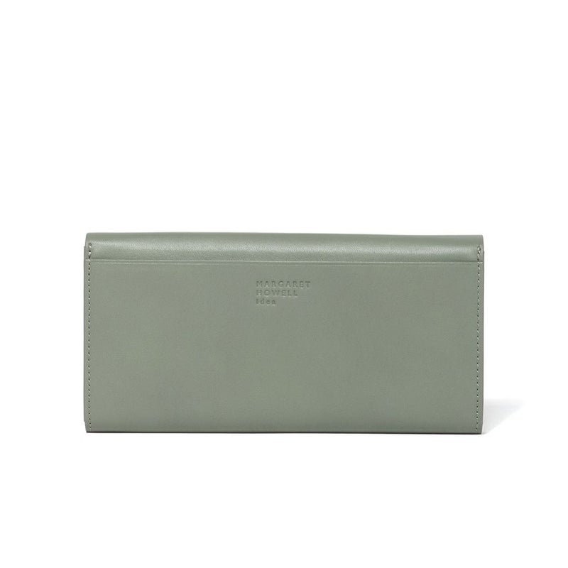 MARGARET HOWELL idea ナッシュ 長財布 ブルーグリーン