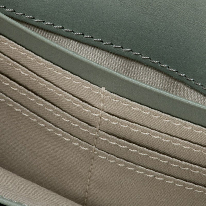 MARGARET HOWELL idea ナッシュ 長財布 ブルーグリーン