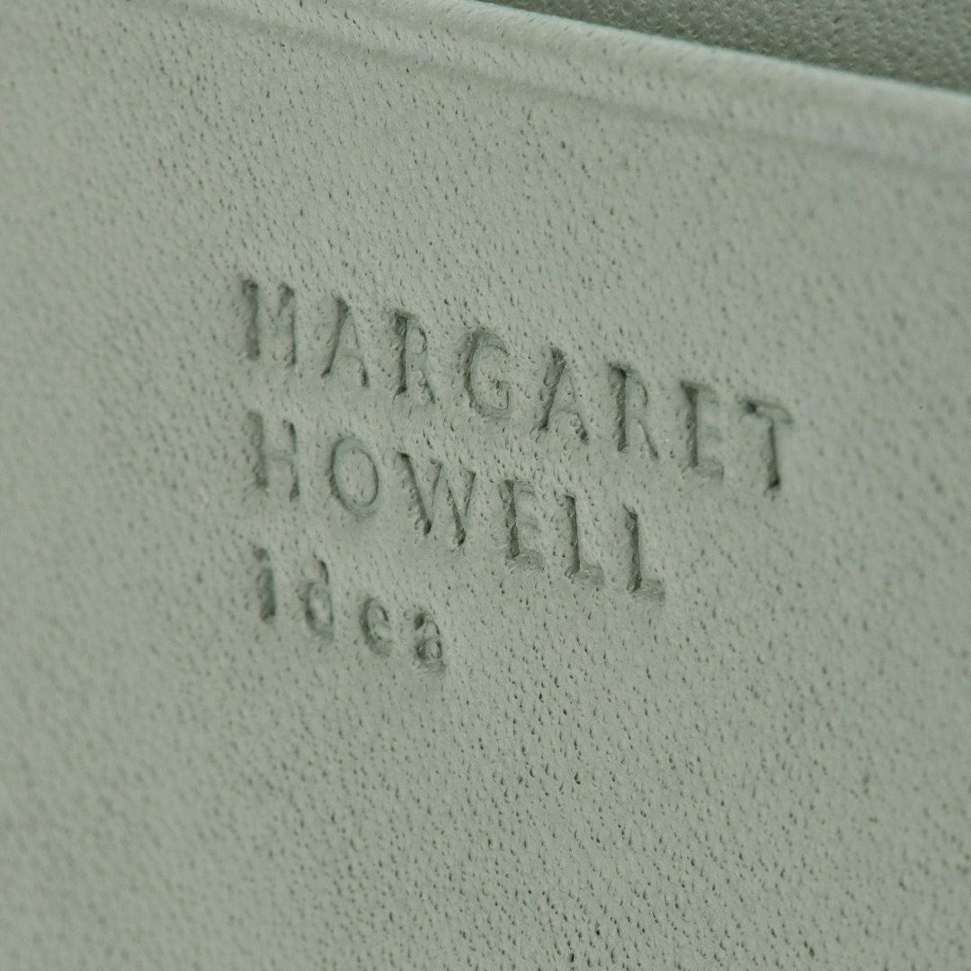 MARGARET HOWELL idea ナッシュ 長財布 ブルーグリーン