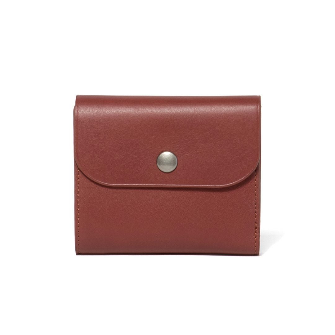 MARGARET HOWELL idea ナッシュ BOX折り財布 レンガ