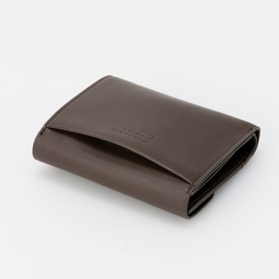 MARGARET HOWELL idea ナッシュ BOX折り財布 モカ