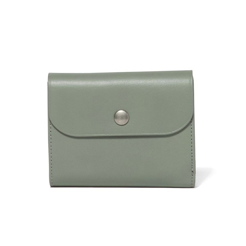 MARGARET HOWELL idea ナッシュ 折り財布 ブルーグリーン