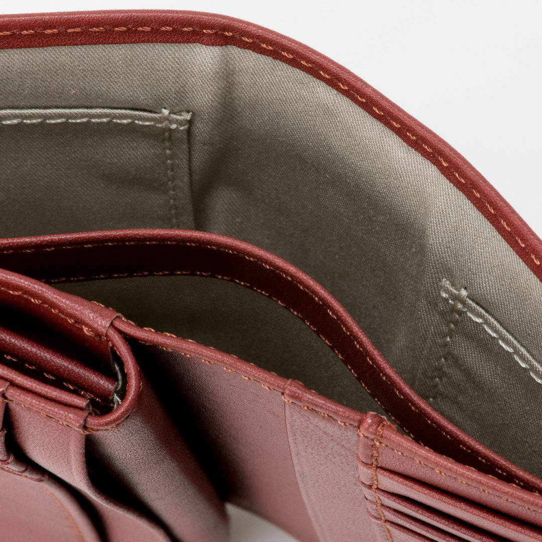 MARGARET HOWELL idea ナッシュ 折り財布 レンガ