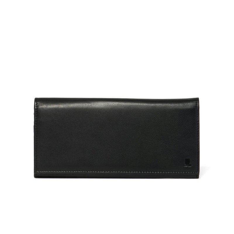 LANVIN COLLECTION SHEEP LEATHER かぶせ型長財布 ブラック