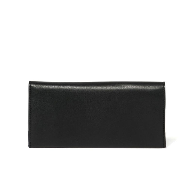 LANVIN COLLECTION SHEEP LEATHER かぶせ型長財布 ブラック