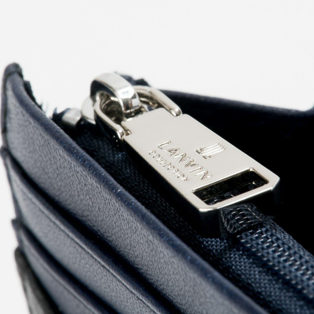 LANVIN COLLECTION SHEEP LEATHER かぶせ型長財布 ブラック