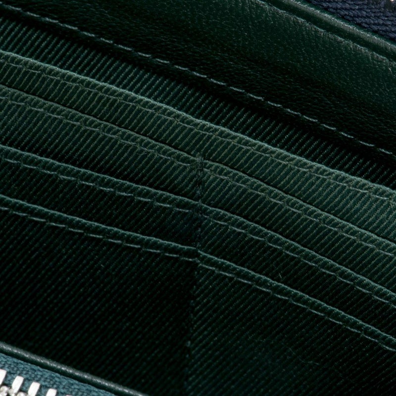 LANVIN COLLECTION SHEEP LEATHER ラウンドファスナー型長財布 ネイビー