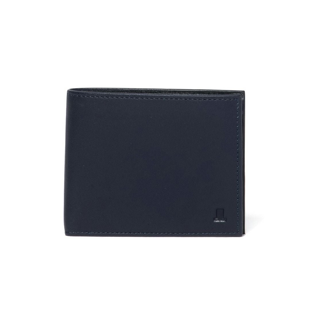 LANVIN COLLECTION SHEEP LEATHER 二つ折り財布 ネイビー