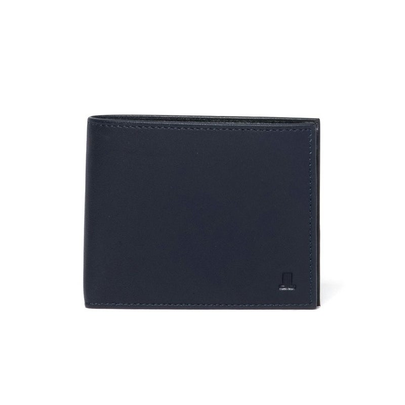 LANVIN COLLECTION SHEEP LEATHER 二つ折り財布 ネイビー