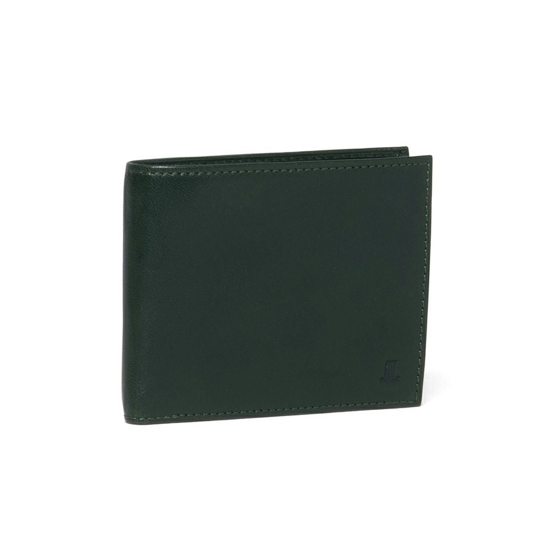 LANVIN COLLECTION SHEEP LEATHER 二つ折り財布 グリーン