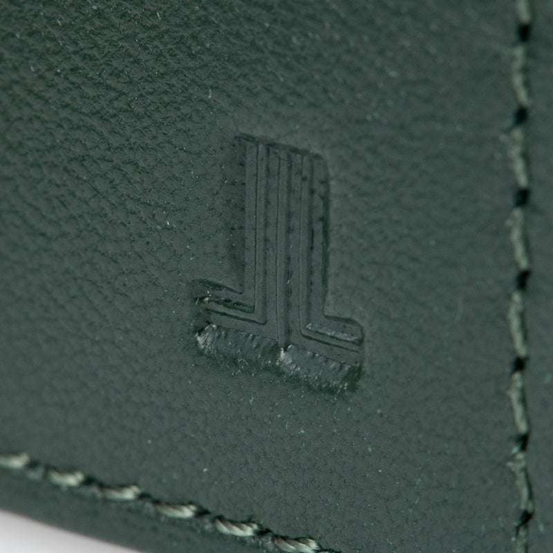 LANVIN COLLECTION SHEEP LEATHER 二つ折り財布 グリーン