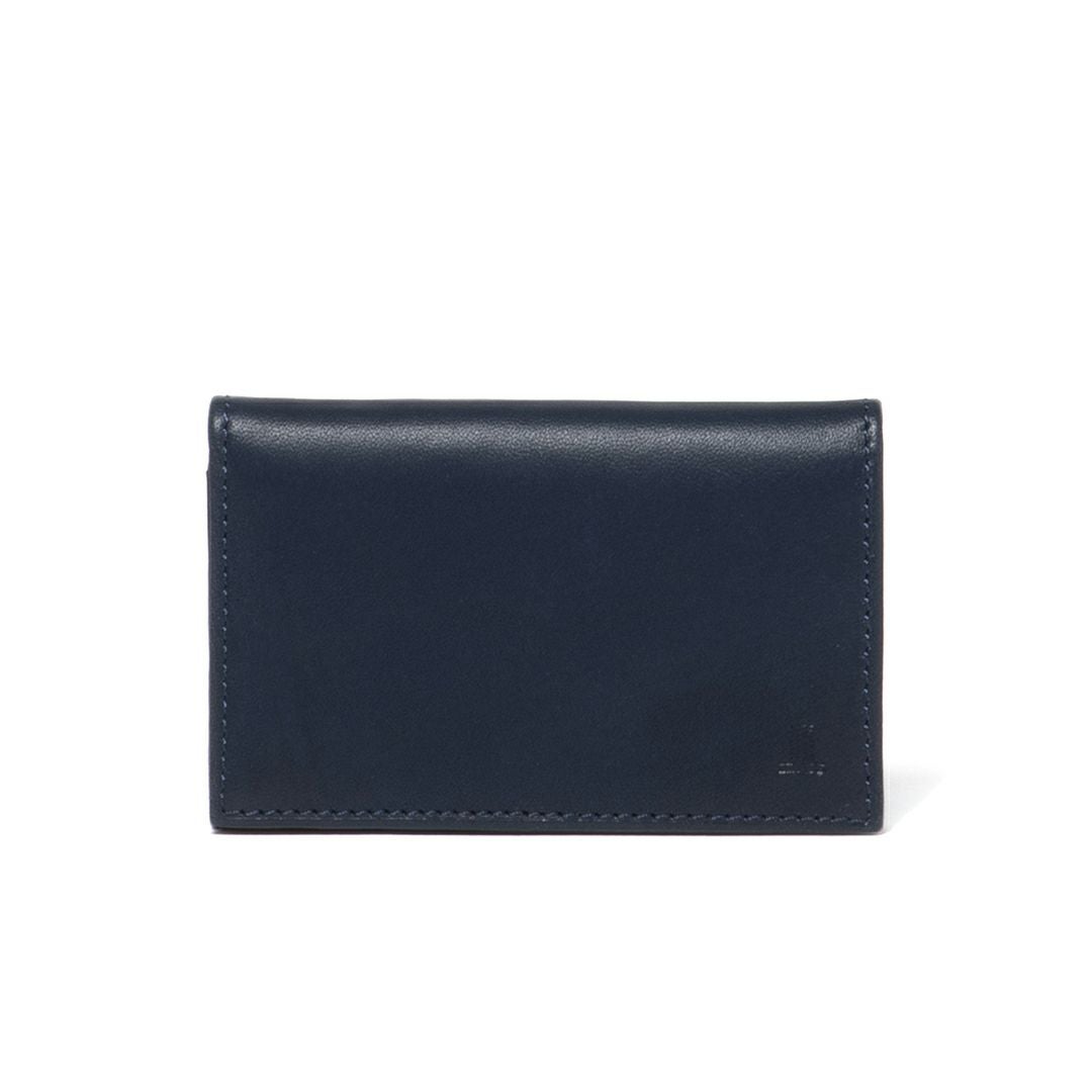 LANVIN COLLECTION SHEEP LEATHER 名刺入れ ネイビー