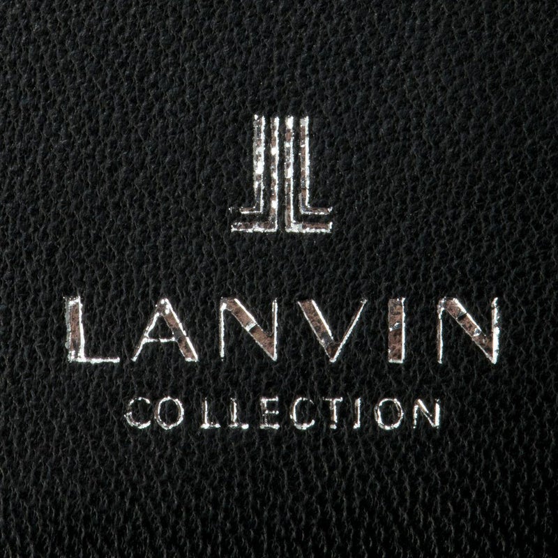 LANVIN COLLECTION SHEEP LEATHER 名刺入れ ブラック