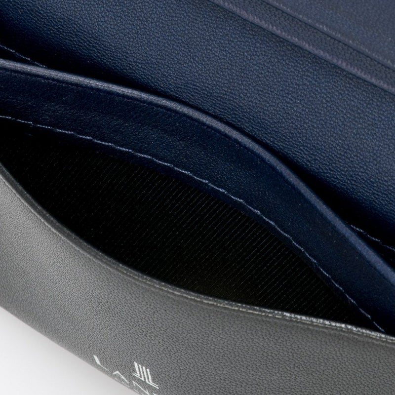 LANVIN COLLECTION SHEEP LEATHER 名刺入れ ブラック
