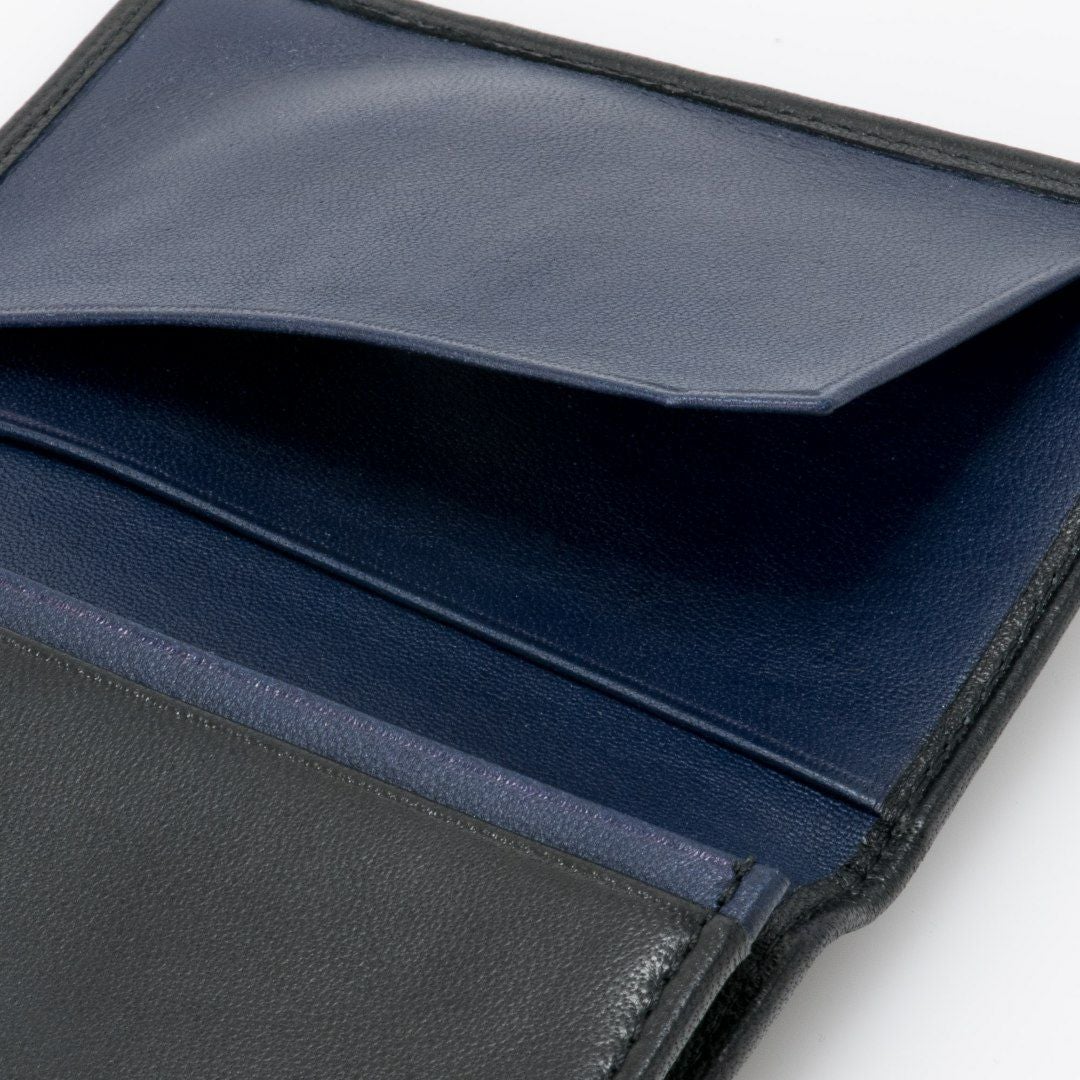 LANVIN COLLECTION SHEEP LEATHER 名刺入れ ブラック