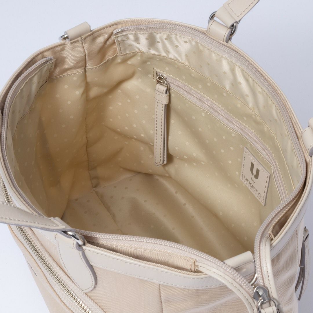 U by ungaro アリス 2WAYトート アイボリー