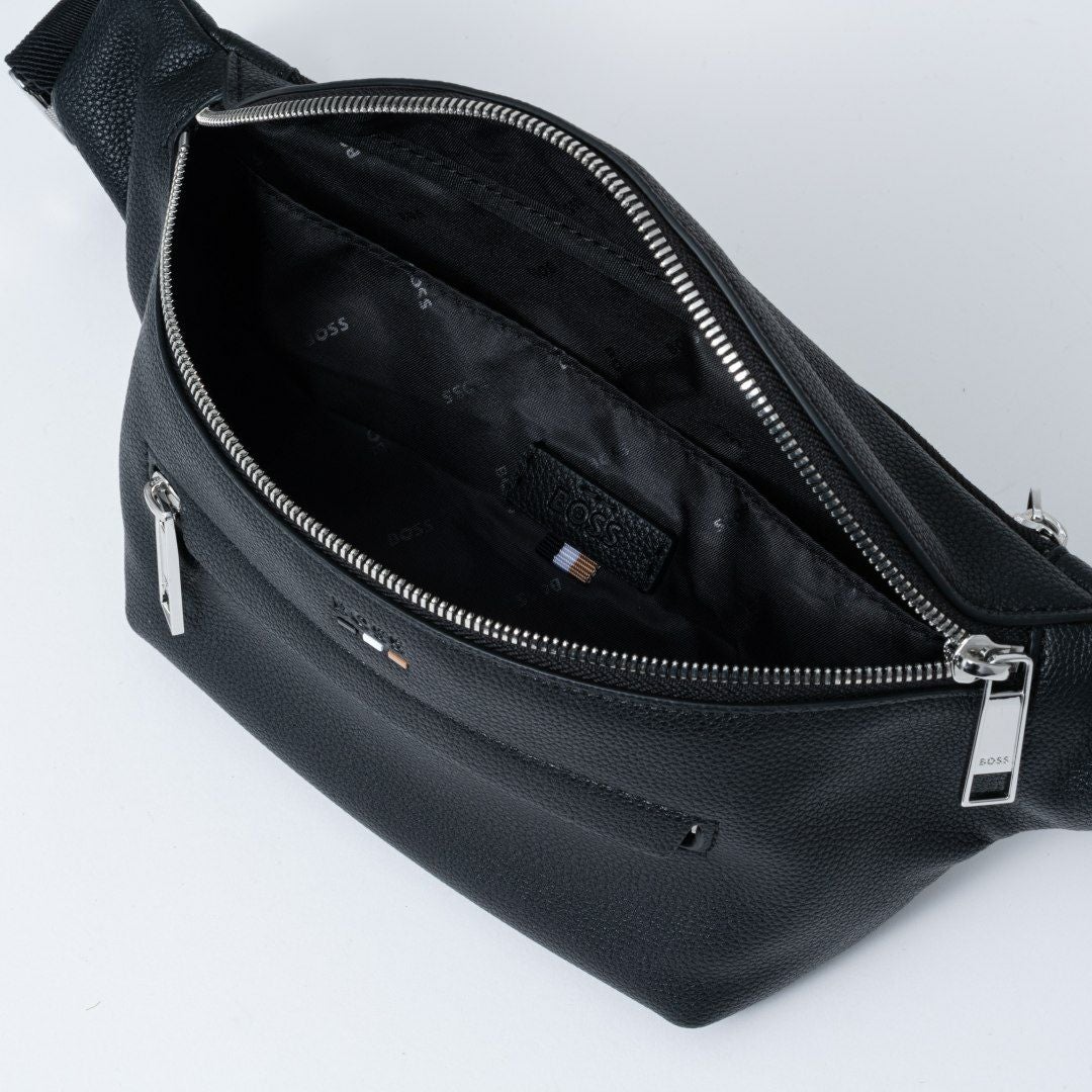 HUGO BOSS ブラック ボディバッグ ウエストバッグ Ray HUGO BOSS（ヒューゴ・ボス） バッグ RAY BELTBAG 50523434 メンズ 黒