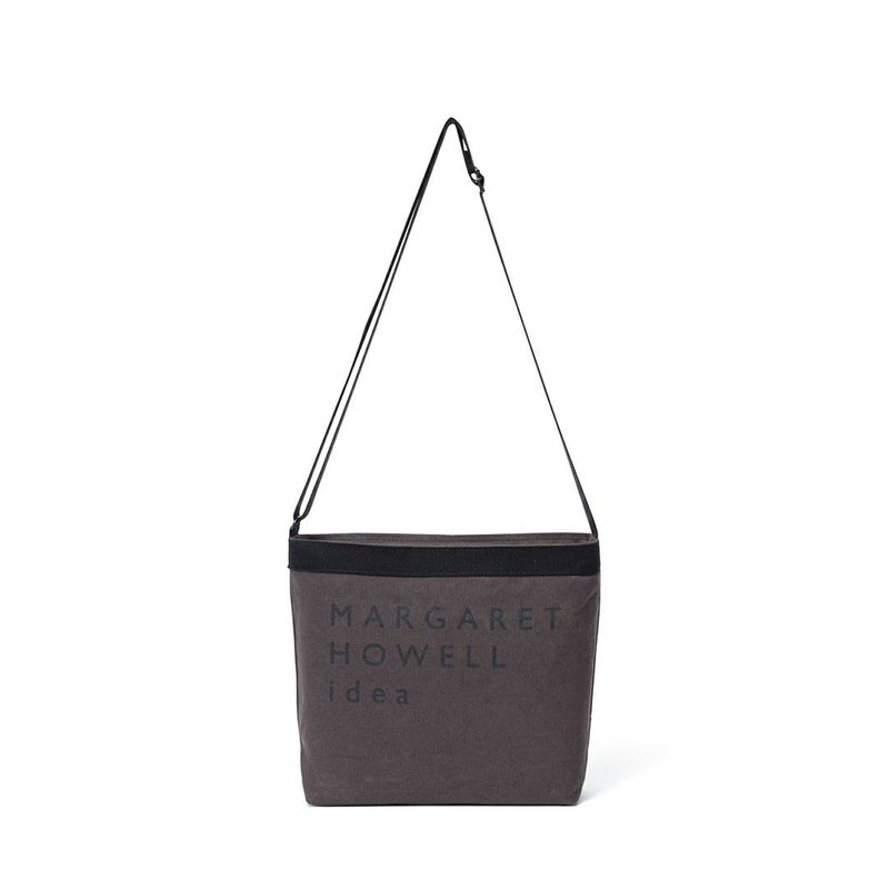 MARGARET HOWELL idea Big logo ショルダー(S) ダークブラウン
