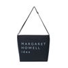 MARGARET HOWELL idea Big logo ショルダー(M) ブラック