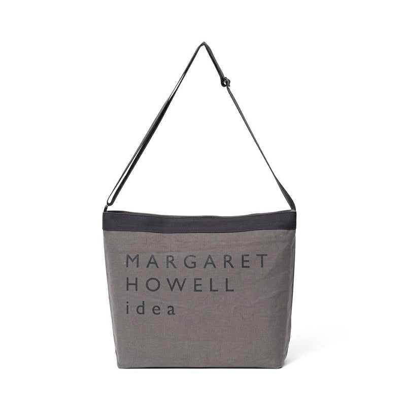 MARGARET HOWELL idea Big logo ショルダー(M) グレー