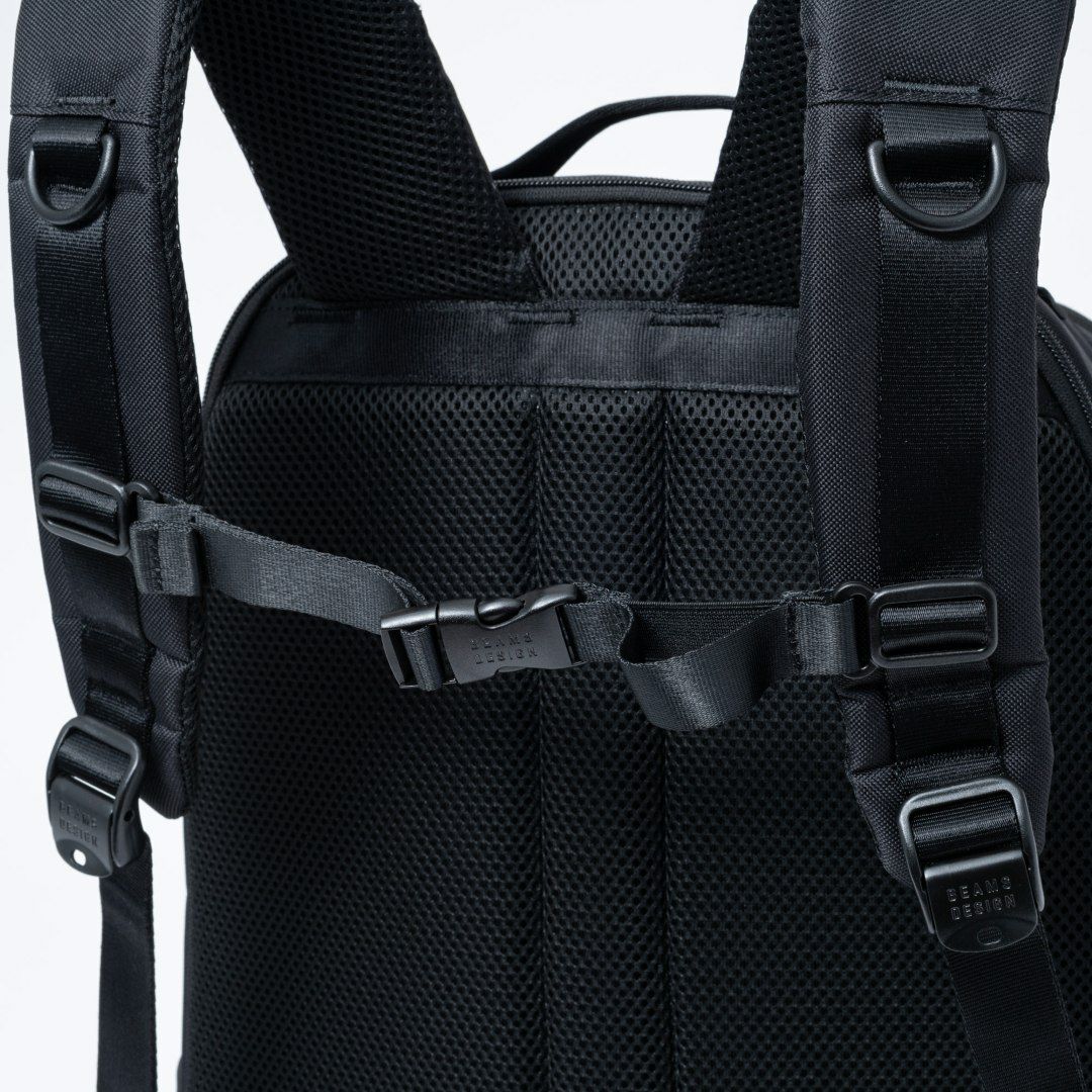 BEAMS DESIGN Impact バッグパック ブラック