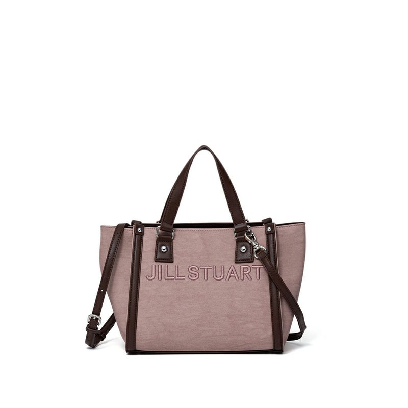 JILL STUARTパネルデニム 2WAYトート ピンク