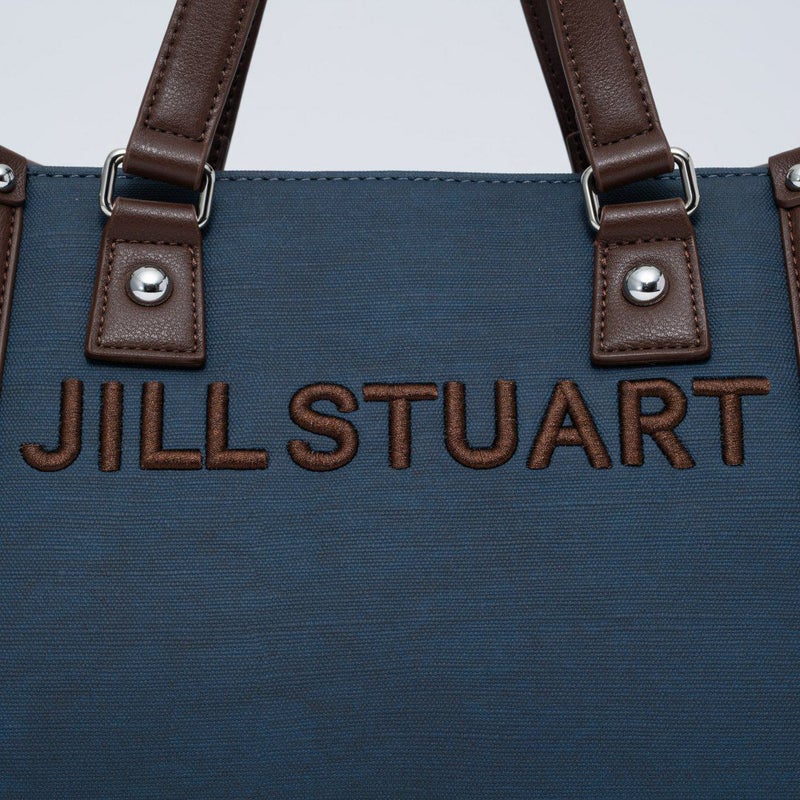 JILL STUARTパネルデニム 2WAYトート ネイビー