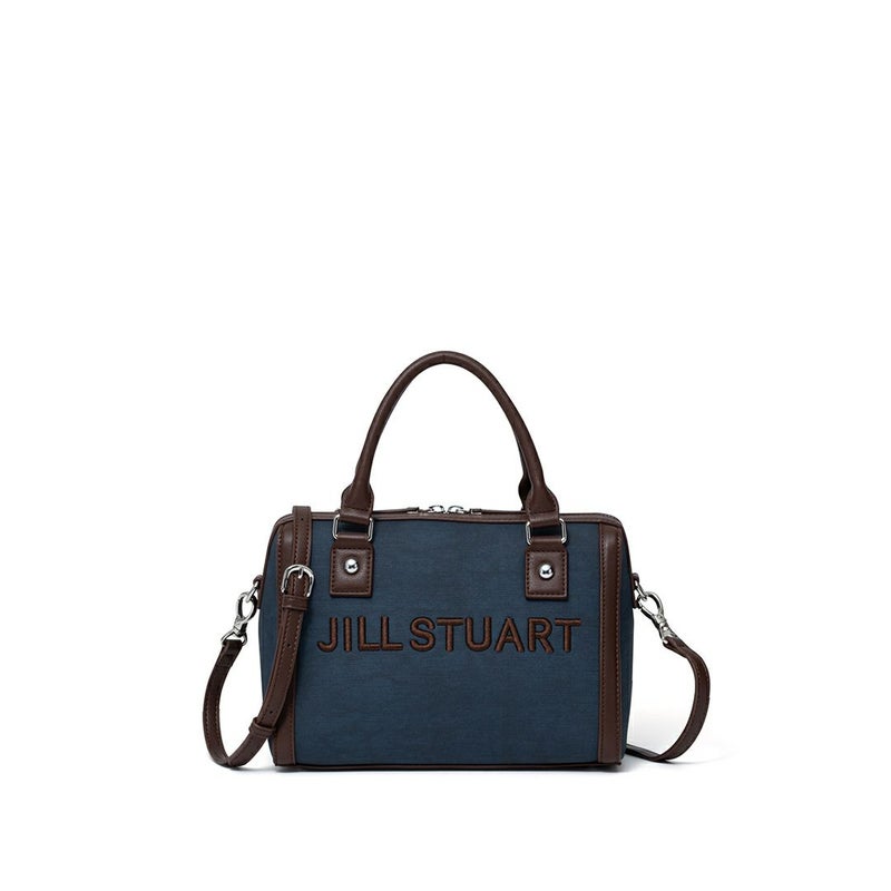 JILL STUARTパネルデニム 2WAYボストン ネイビー