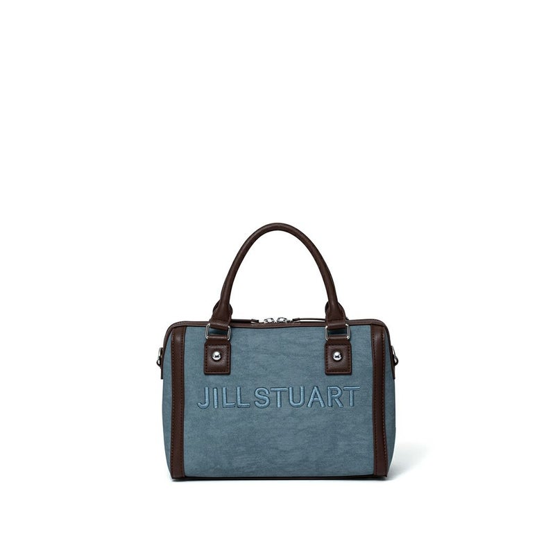 JILL STUARTパネルデニム 2WAYボストン サックス