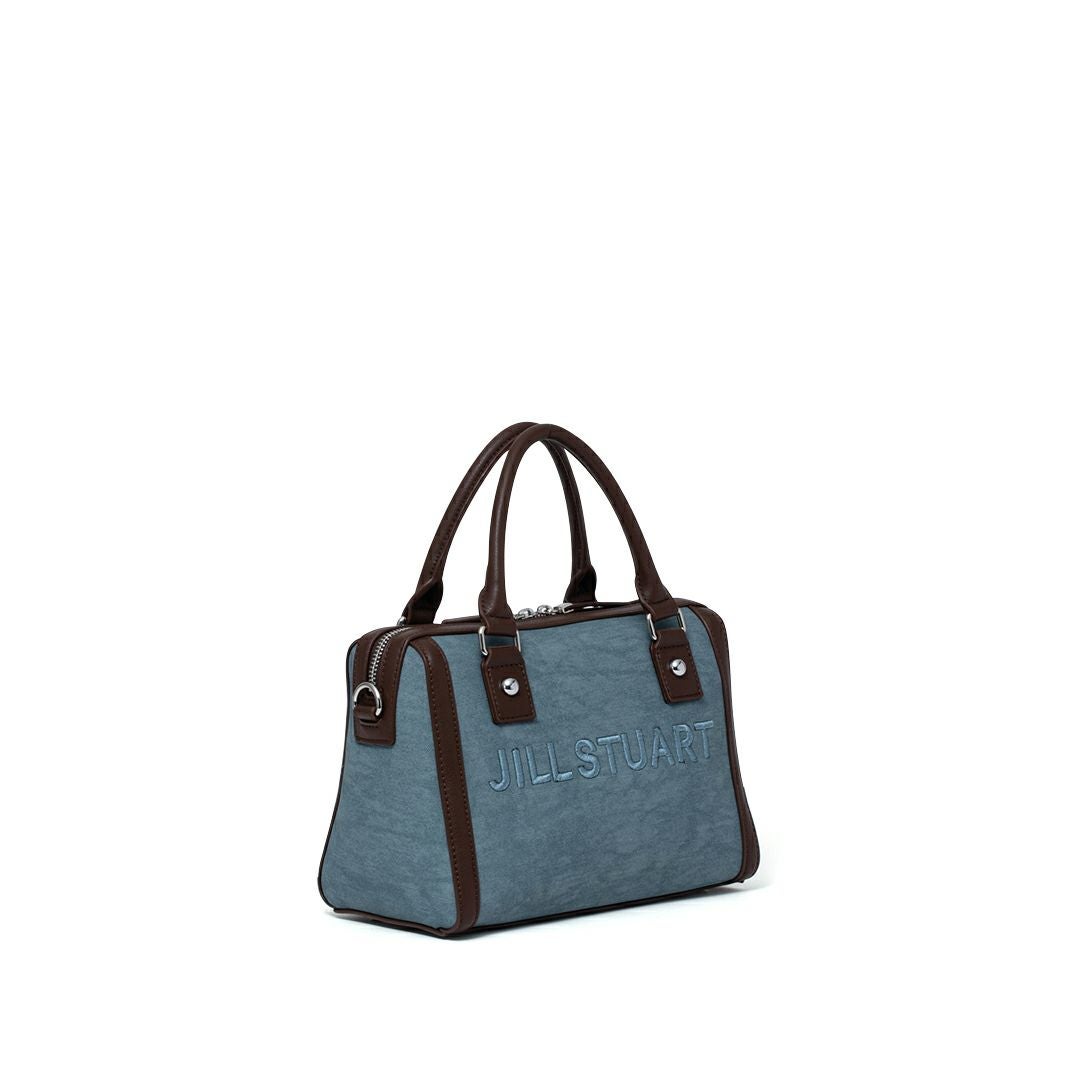 JILL STUARTパネルデニム 2WAYボストン サックス