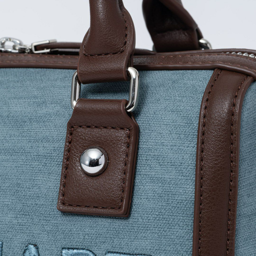 JILL STUARTパネルデニム 2WAYボストン サックス