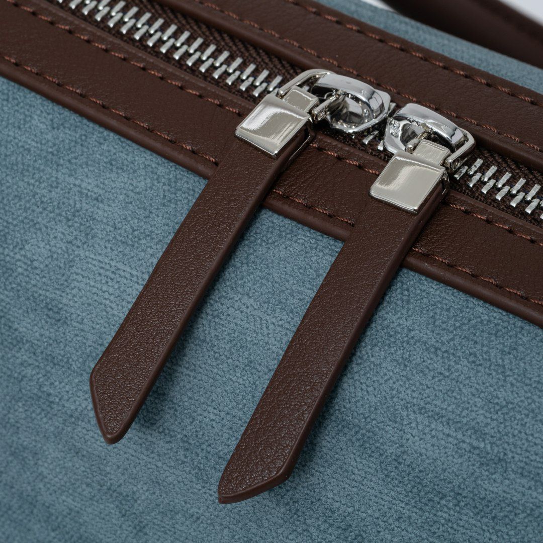 JILL STUARTパネルデニム 2WAYボストン サックス