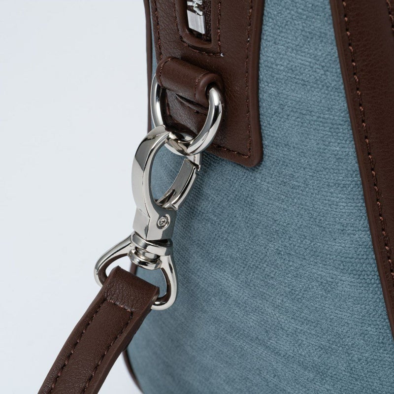 JILL STUARTパネルデニム 2WAYボストン サックス