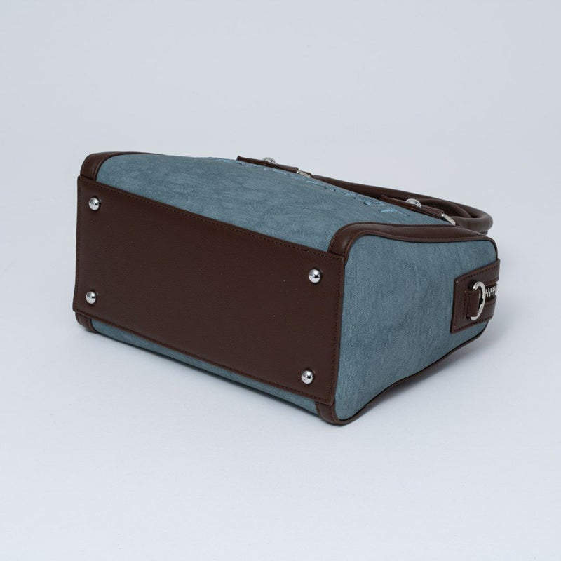 JILL STUARTパネルデニム 2WAYボストン サックス