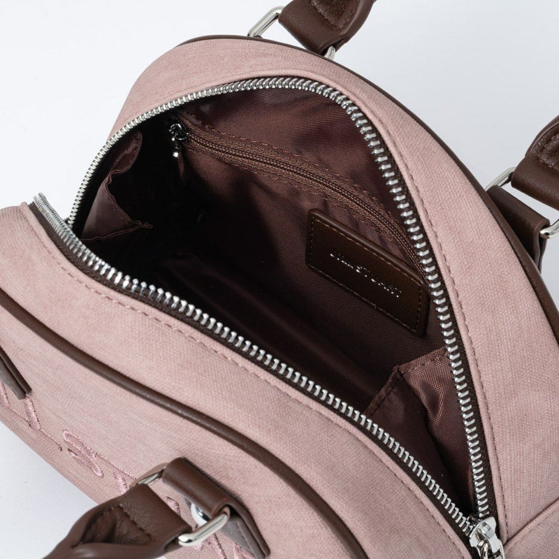 JILL STUARTパネルデニム ミニボストン ピンク