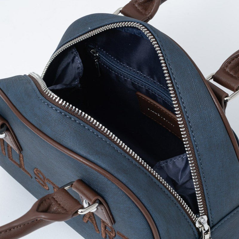 JILL STUARTパネルデニム ミニボストン ネイビー