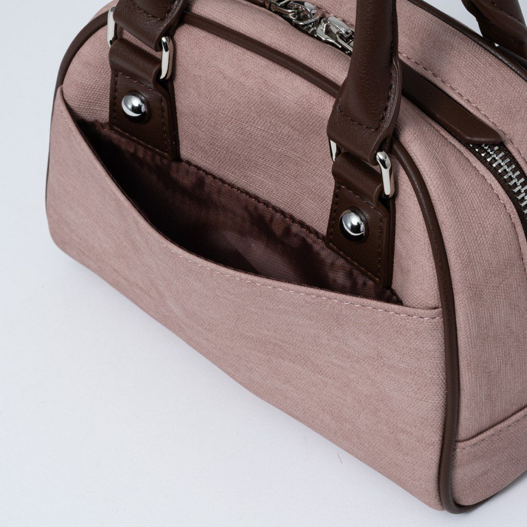 JILL STUARTパネルデニム ミニボストン ピンク