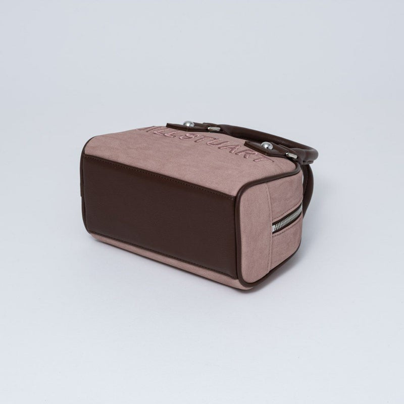 JILL STUARTパネルデニム ミニボストン ピンク