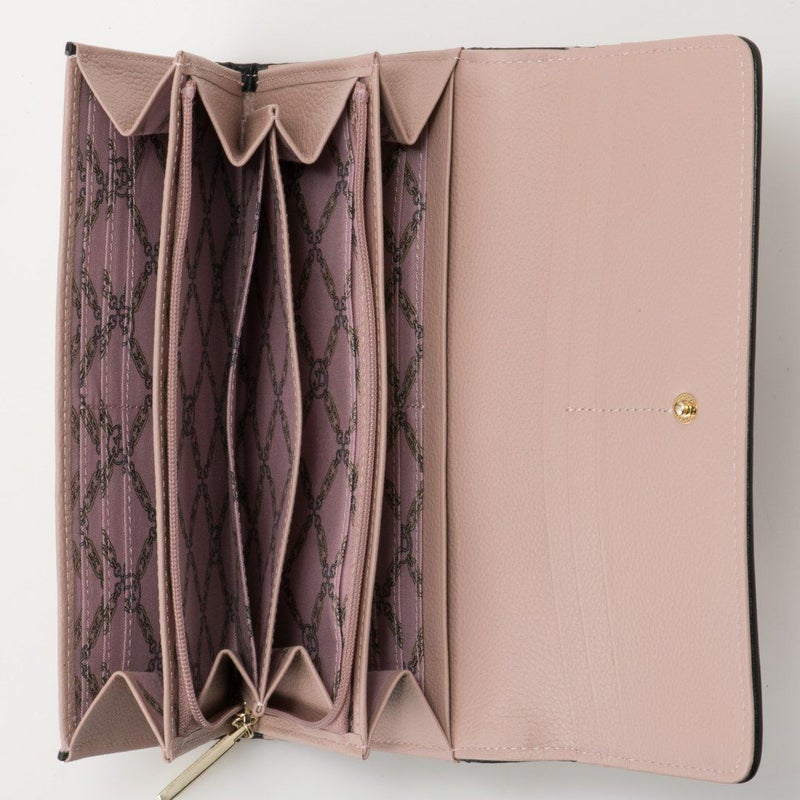 PINKY&DIANNE クラシックキルト 薄型長財布 ピンク