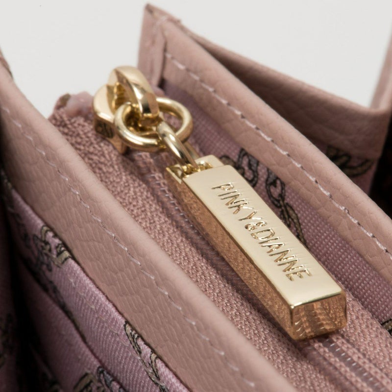 PINKY&DIANNE クラシックキルト 薄型長財布 ピンク