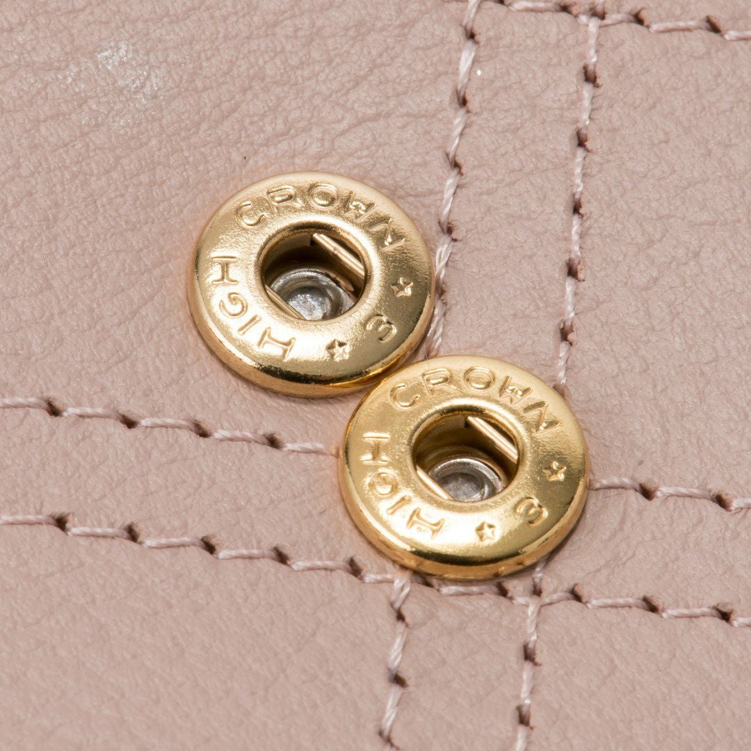 PINKY&DIANNE クラシックキルト 薄型長財布 ピンク