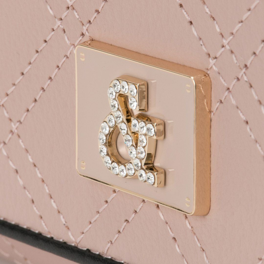 PINKY&DIANNE クラシックキルト 薄型長財布 ピンク