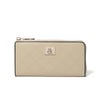 PINKY&DIANNE クラシックキルト L字ファスナー長財布 ベージュ