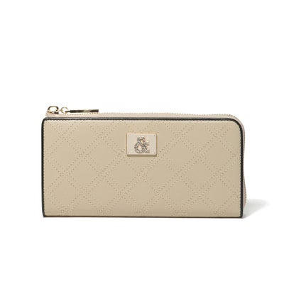 PINKY&DIANNE ミックスツイード ラウンドファスナー長財布 商品｜THE 