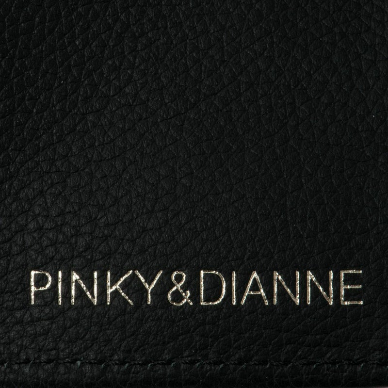 PINKY&DIANNE クラシックキルト L字ファスナー折り財布 ブラック