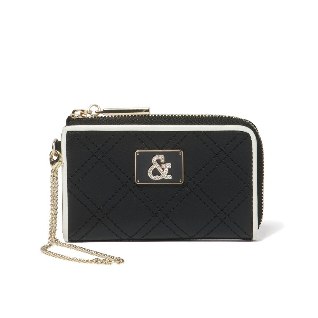 PINKY&DIANNE クラシックキルト フラグメントケース ブラック