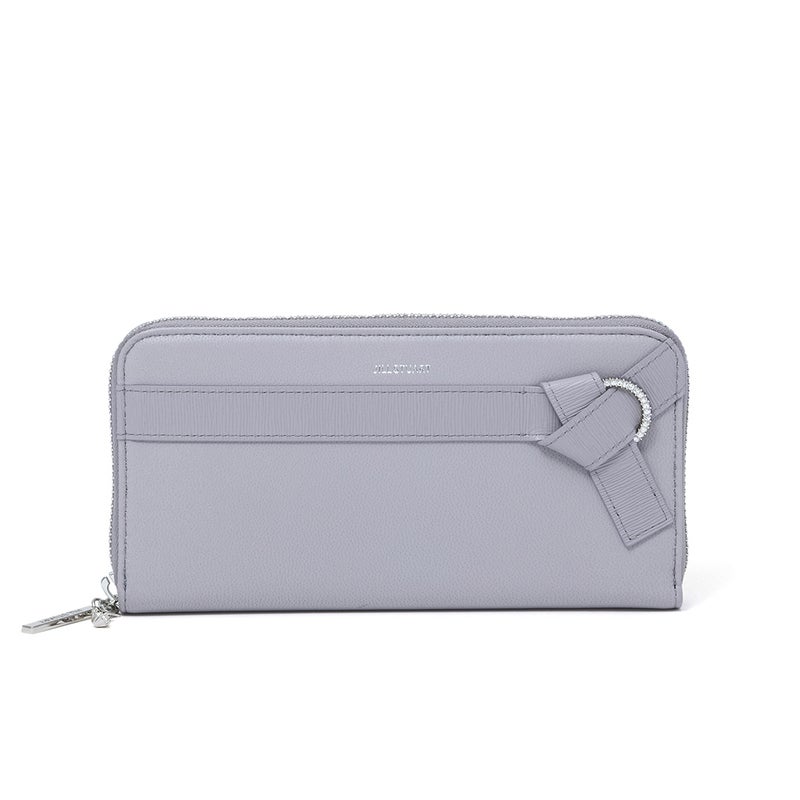 JILL STUART インプルーブ ラウンドファスナー長財布 グレー