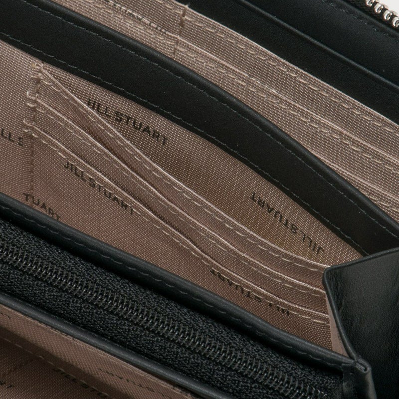 JILL STUART インプルーブ ラウンドファスナー長財布 ブラック